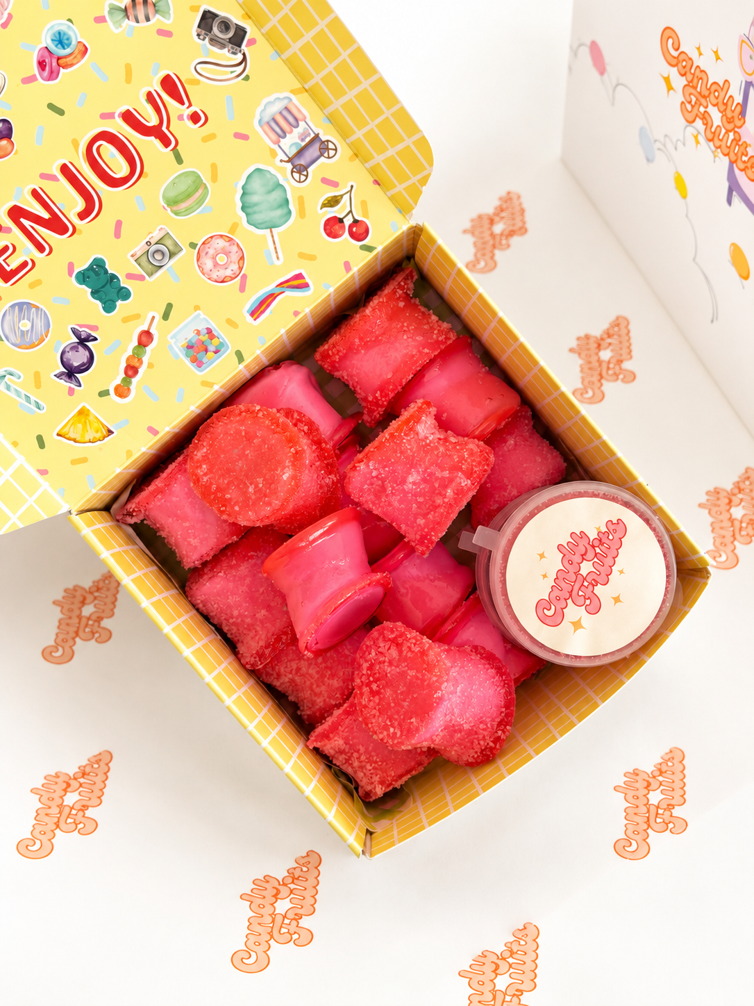 Candied Marshmallows ( PinkRaspberry Flavour )