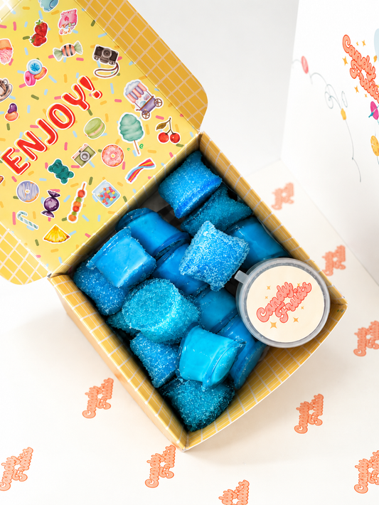 Candied Marshmallows Sharing Box ( BlueRaspberry Flavour )