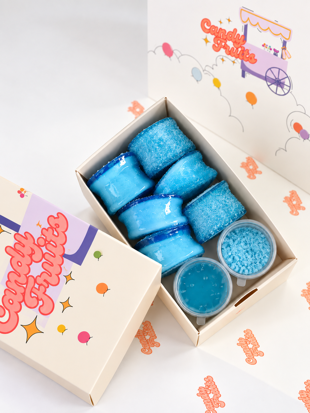Candied Marshmallows ( BlueRaspberry Flavour )